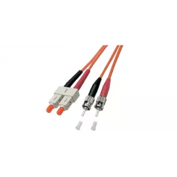 GoodConnections Cavo patch in fibra ottica OM2 duplex multimodale ST/SC, 50/125µm, 5m, arancione LW-805TC