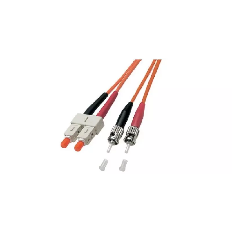 GoodConnections Cavo patch in fibra ottica OM2 duplex multimodale ST/SC, 50/125µm, 5m, arancione LW-805TC