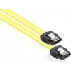 GoodConnections Cavo SATA 6 Gb/s con clip metallica, 0,50 m, giallo 5047-A05Y