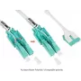 GoodConnections Alcasa LW-U820LC3 Cavo patch in fibra ottica duplex multimodale OM3 LC su LC, 20 m, acqua