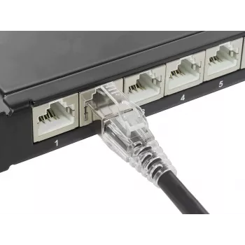 GoodConnections Cavo patch Cat.6A S/FTP con protezione latch RNS®, LSZH, 5 m, nero 8060-HV050S