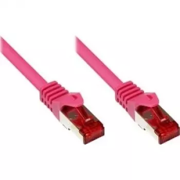 GoodConnections Alcasa cavo patch di rete Cat6 S/FTP 40 m connettore maschio RJ-45 su connettore maschio magenta 8060-400M