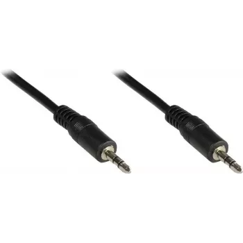 GoodConnections cavo jack stereo 3,5 mm 2,5 m connettore maschio su connettore maschio nero 1970-02
