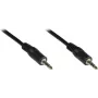GoodConnections cavo jack stereo 3,5 mm 2,5 m connettore maschio su connettore maschio nero 1970-02