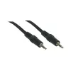 GoodConnections cavo jack stereo 3,5 mm 2,5 m connettore maschio su connettore maschio nero 1970-02