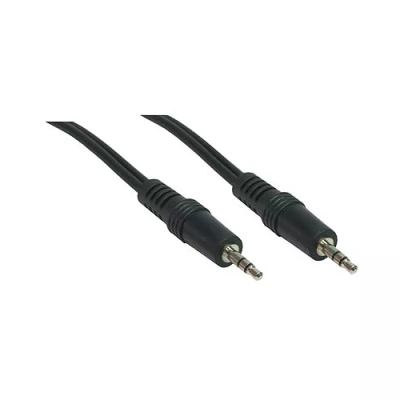 GoodConnections cavo jack stereo 3,5 mm 2,5 m connettore maschio su connettore maschio nero 1970-02