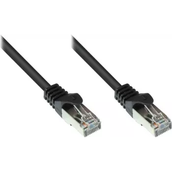 Alcasa 855S-015 Cat5e SF/UTP Cavo patch, RJ45, 1,5 m, nero