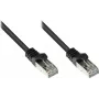 Alcasa 855S-015 Cat5e SF/UTP Cavo patch, RJ45, 1,5 m, nero