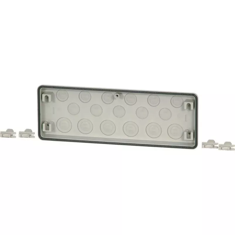 Eaton FL4-3 flangia per quadro elettrico, policarbonato grigio, 329 x 23 x 116 mm 017236