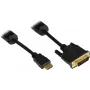 Good Connections cavo video HDMI su DVI-D Single Link 1 m nero 4510-DD1