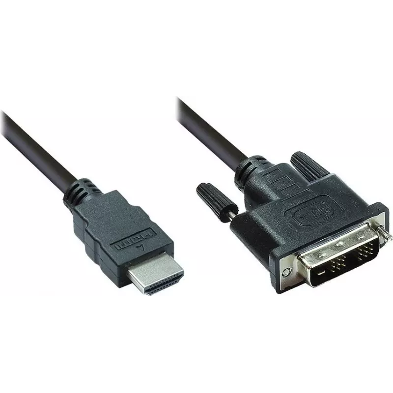 Good Connections cavo video HDMI su DVI-D Single Link 1 m nero 4510-DD1