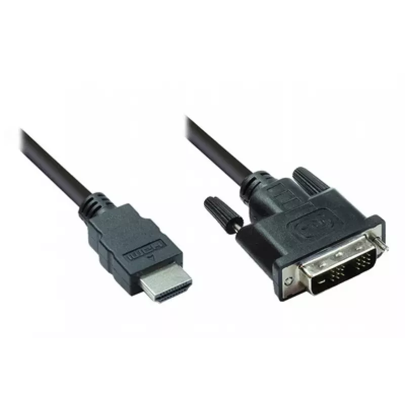 Good Connections cavo video HDMI su DVI-D Single Link 1 m nero 4510-DD1
