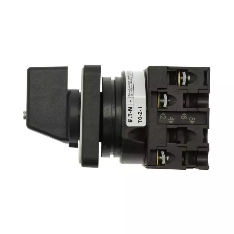 Eaton T0-2-1/E interruttore a camme 20A 2 poli 90° grigio/nero 024639