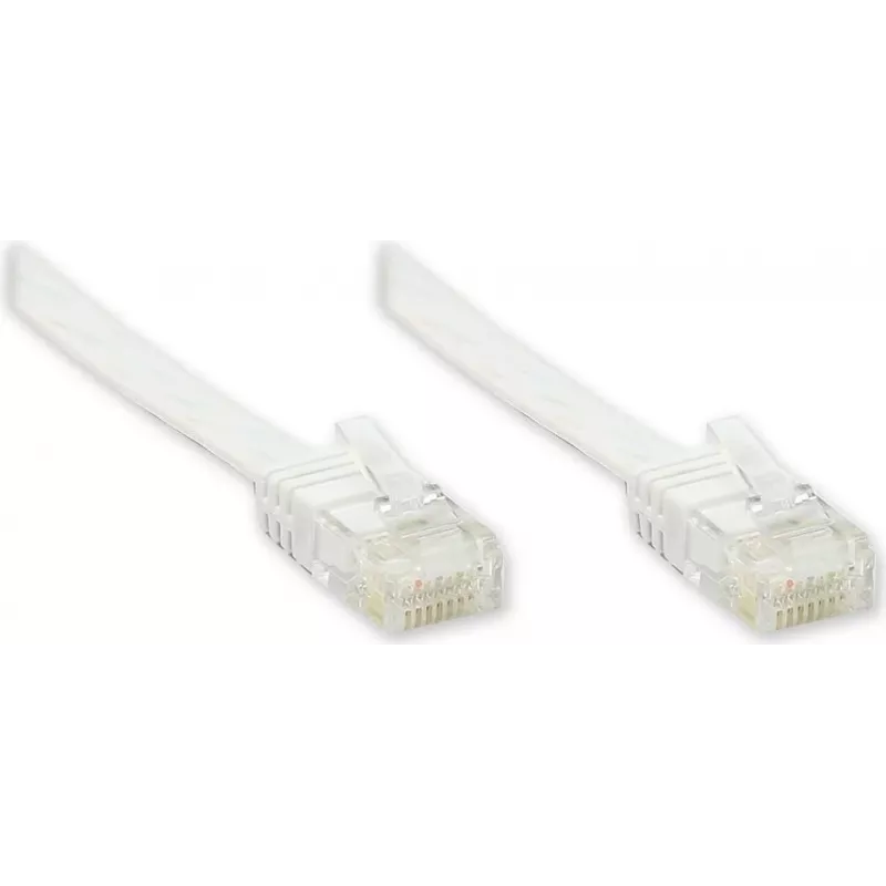 GoodConnections cavo patch piatto Cat. 5e U/UTP, 7,5 m, bianco 805U-F507W