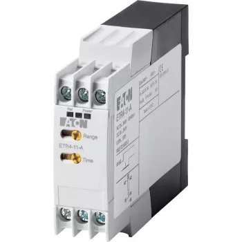 Eaton ETR4-11-A relè temporizzatore multifunzione, 24-240 V AC/DC, 1 scambio, guida DIN 031882