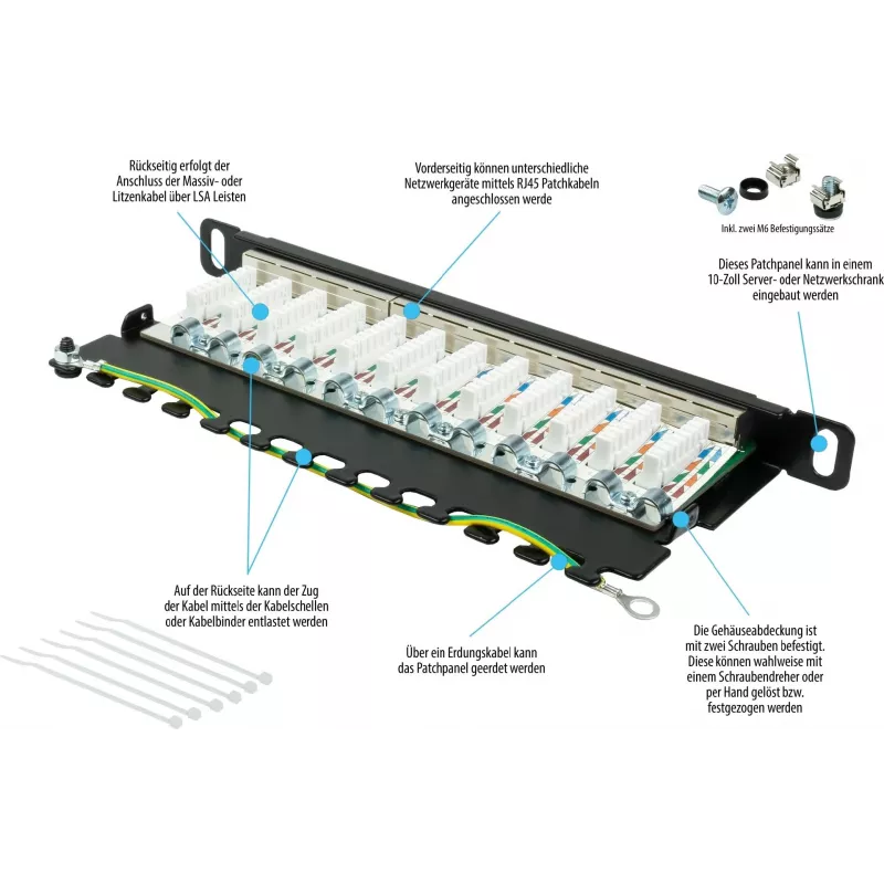 GoodConnections Alcasa GC-N0127 cavo patch Gigabit Ethernet Cat6 S/UTP (RJ45, 22/26 AWG, PVC)