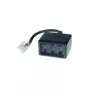 Alcasa T3A-NFN Adattatore RJ-45, maschio/femmina, nero