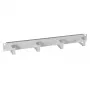 EFB-Elektronik pannello gestione cavi 19 inch 1U con 4 staffe in acciaio, RAL 7035 grigio chiaro 699995