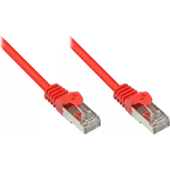 Good Connections 855R-003 Cat.5e SF/UTP Cavo patch, 0,3 m, rosso