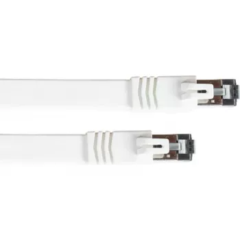 GoodConnections cavo patch piatto Cat. 8.1 U/FTP PiMF LSZH bianco 0,5 m 40Gbps 2000MHz 8080-F005W