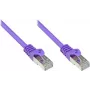 GoodConnections Alcasa cavo patch Cat5e SF/UTP RJ45 0,3 m, viola 855V-003