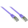 GoodConnections Alcasa cavo patch Cat5e SF/UTP RJ45 0,3 m, viola 855V-003