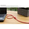 GoodConnections 8070VR-100R Cat.7 S/FTP RJ45 prolunga per cavo patch, PiMF, privo di alogeni, 600 MHz, OFC, protezione dell'aletta RNS, 10 m, rosso