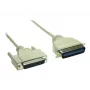 GoodConnections Premium cavo per stampante parallela, DB25 maschio su Centronics 36 maschio, 0,6 m, grigio, doppia schermatura 4090-06