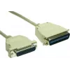 GoodConnections Premium cavo per stampante parallela, DB25 maschio su Centronics 36 maschio, 0,6 m, grigio, doppia schermatura 4090-06