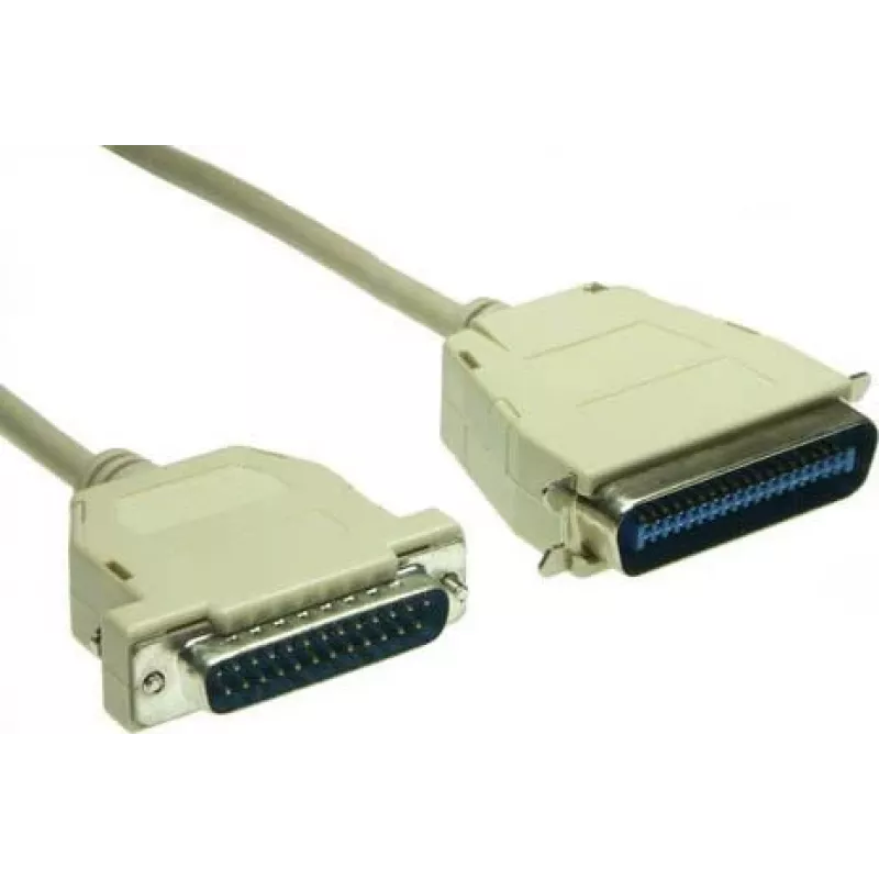 GoodConnections Premium cavo per stampante parallela, DB25 maschio su Centronics 36 maschio, 0,6 m, grigio, doppia schermatura 4090-06