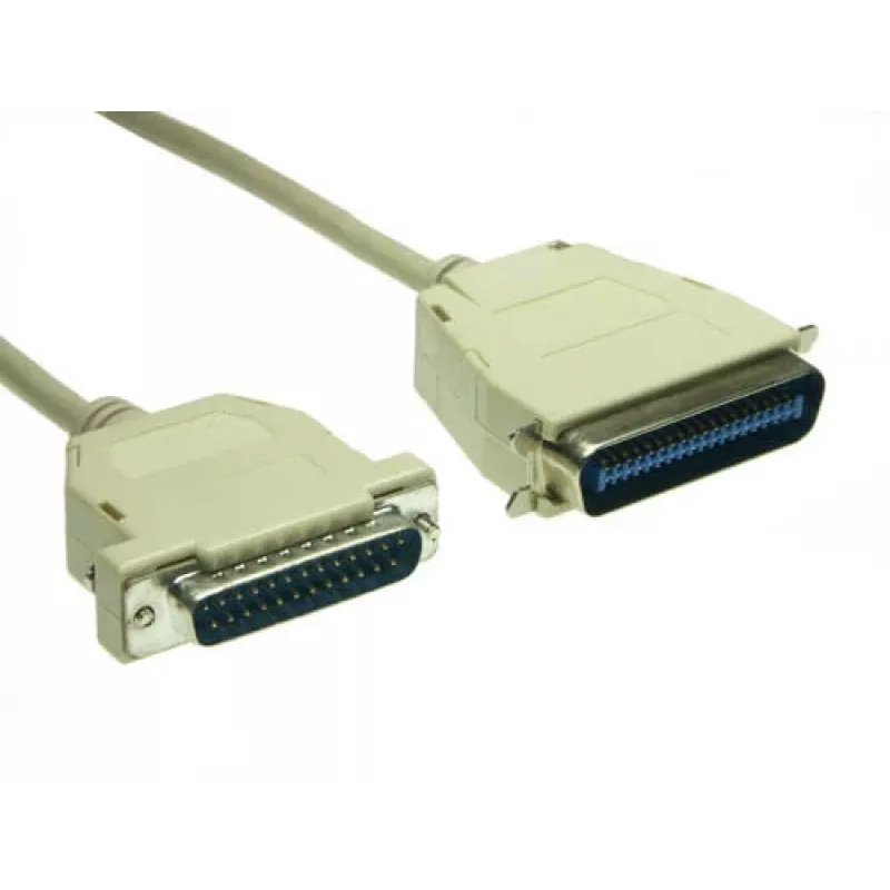 GoodConnections Premium cavo per stampante parallela, DB25 maschio su Centronics 36 maschio, 0,6 m, grigio, doppia schermatura 4090-06