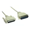 GoodConnections Premium cavo per stampante parallela, DB25 maschio su Centronics 36 maschio, 0,6 m, grigio, doppia schermatura 4090-06