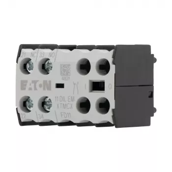Eaton blocco contatti ausiliari 1NO+1NC 11DILEM 2 poli contatti a guida forzata 010080