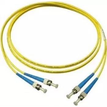 GoodConnections LW-905ST cavo patch in fibra ottica monomodale duplex ST/ST, 9/125 µm OS2, 5 m, giallo