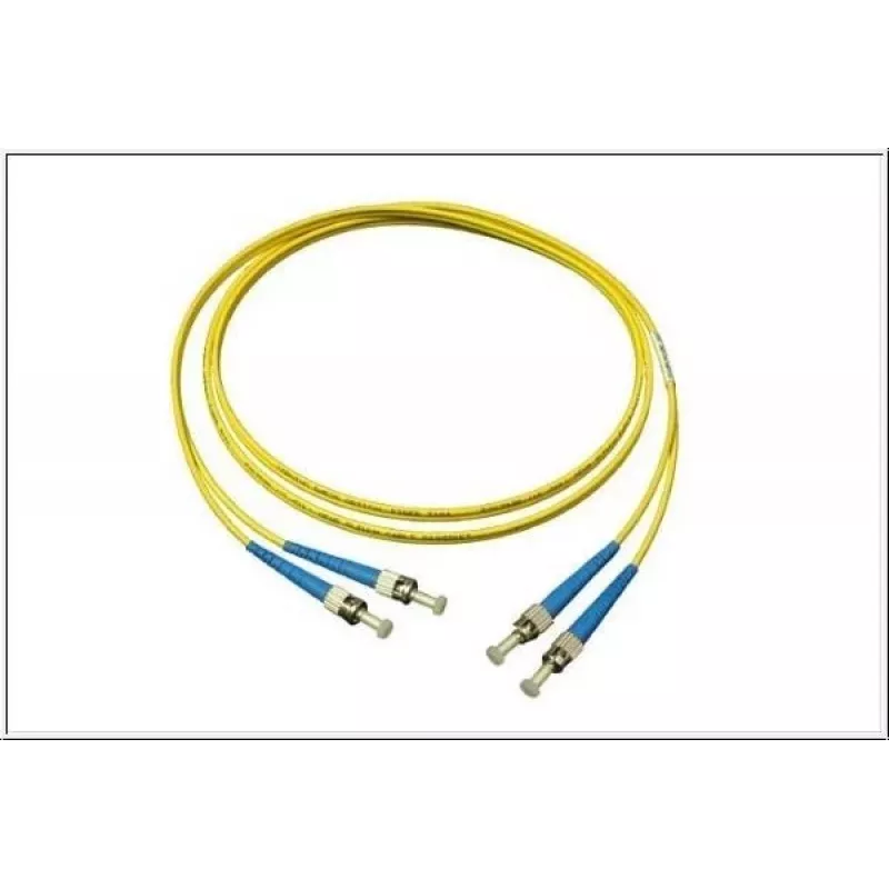 GoodConnections LW-905ST cavo patch in fibra ottica monomodale duplex ST/ST, 9/125 µm OS2, 5 m, giallo