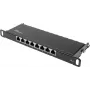 GoodConnections Alcasa GC-N0124 keystone jack RJ45 Cat6 schermato - senza attrezzi, Gigabit Ethernet, nero