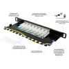 GoodConnections Alcasa GC-N0124 keystone jack RJ45 Cat6 schermato - senza attrezzi, Gigabit Ethernet, nero