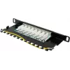 GoodConnections Alcasa GC-N0124 keystone jack RJ45 Cat6 schermato - senza attrezzi, Gigabit Ethernet, nero