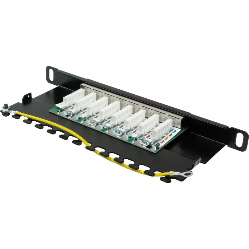 GoodConnections Alcasa GC-N0124 keystone jack RJ45 Cat6 schermato - senza attrezzi, Gigabit Ethernet, nero