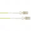 GoodConnections OM5 LC/LC duplex uniboot cavo patch in fibra ottica, 5m, LSZH, verde lime LW-U815LC5