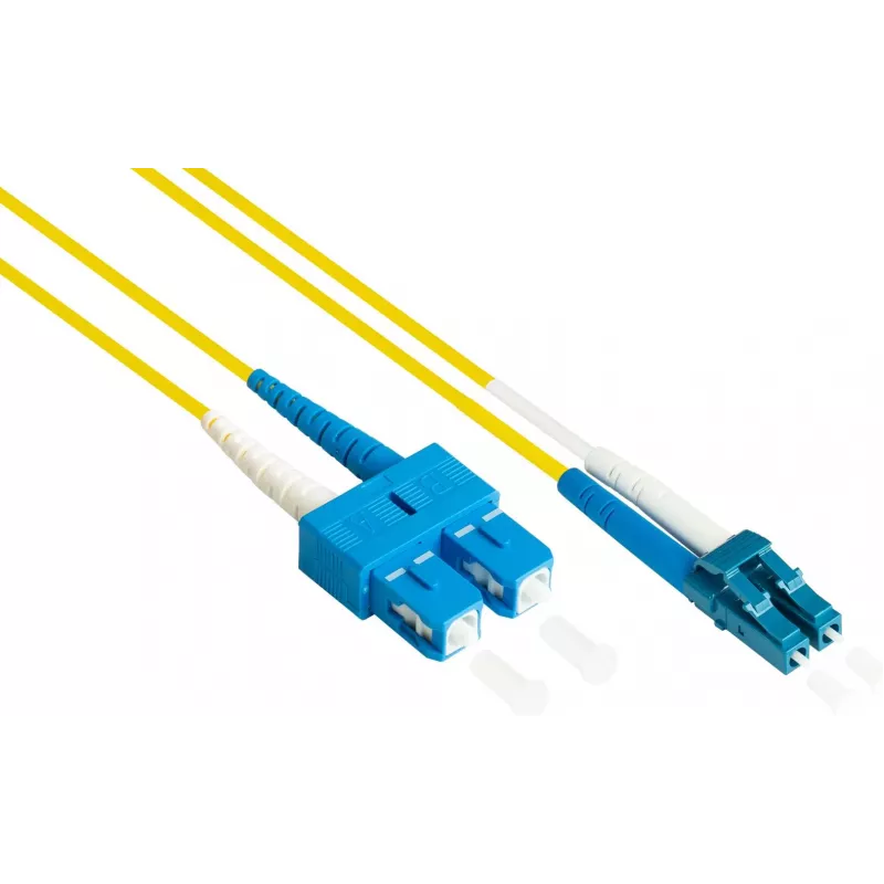 GoodConnections LW-930LS OS2 Cavo patch in fibra ottica monomodale duplex, LC/SC, 9/125, 30 m
