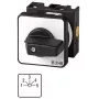 Eaton T0-3-8232/E commutatore a camme 3 poli 20A 690V AC, montaggio frontale, IP65, nero/grigio 026988