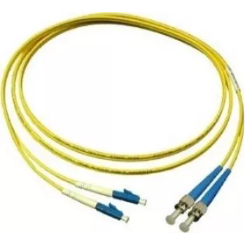 GoodConnections LW-915LT Cavo patch in fibra ottica monomodale duplex, LC/ST, 9/125, 15 m