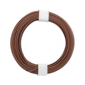 Donau Elektronik 118-8 treccia 1 x 0,14 mm² marrone 10 m