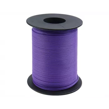 Donau Elektronik 119-16 Cavo flessibile 1 x 0,14 mm² viola 100 m