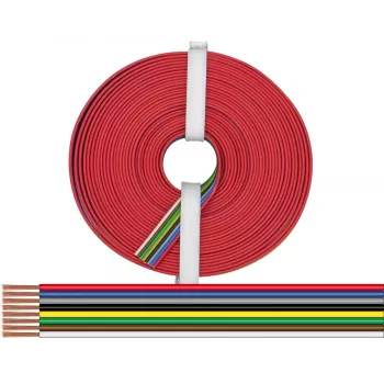 Donau Elektronik 225-885-10 Cavo flessibile 8 conduttori 0,25 mm², 10 m, multicolore