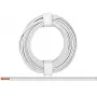 Donau Elektronik 218-55 Cavo flessibile 2 x 0,14 mm² bianco 5 m