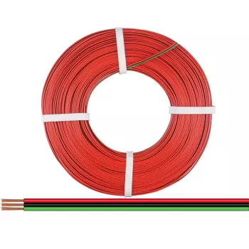 Donau Elektronik 318-014-25 Cavo flessibile 3 x 0,14 mm² rosso, nero, verde 25 m
