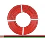 Donau Elektronik 318-014-25 Cavo flessibile 3 x 0,14 mm² rosso, nero, verde 25 m