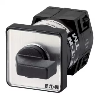 Eaton TM-1-15431/E Interruttore a levetta in metallo, 1 polo, 16 A, 250 V, montaggio a pannello, attuatore nero, custodia in metallo 025045